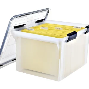 File Box (Letter Legal), WeatherPro - 32 qt. (8 gal.) - Gasket Box | 1 Pack / Clear Swatch