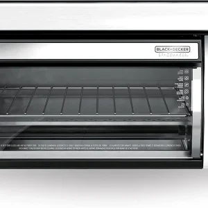 2025 Spacemaker Under-Counter Toaster Oven, Black/Stainless Steel, TROS1000D