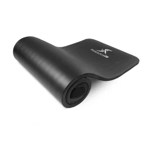 Extra Thick Yoga and Pilates Mat | Black / 1-in
