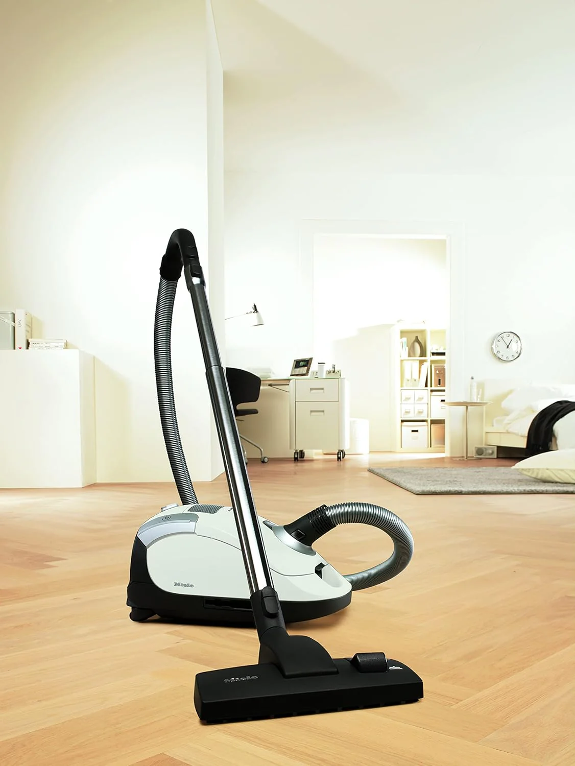 Pure Suction Powerline Canister Vacuum Cleaner, Lotus White - Image 8