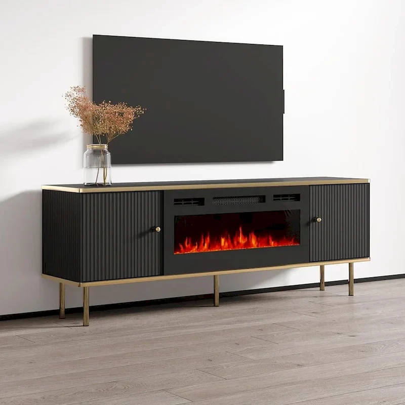 Camelia 63-Inch Electric Fireplace TV Stand - Image 3