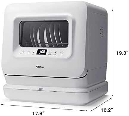 Portable Countertop Dishwasher with 7.5L Water Tank - Image 7