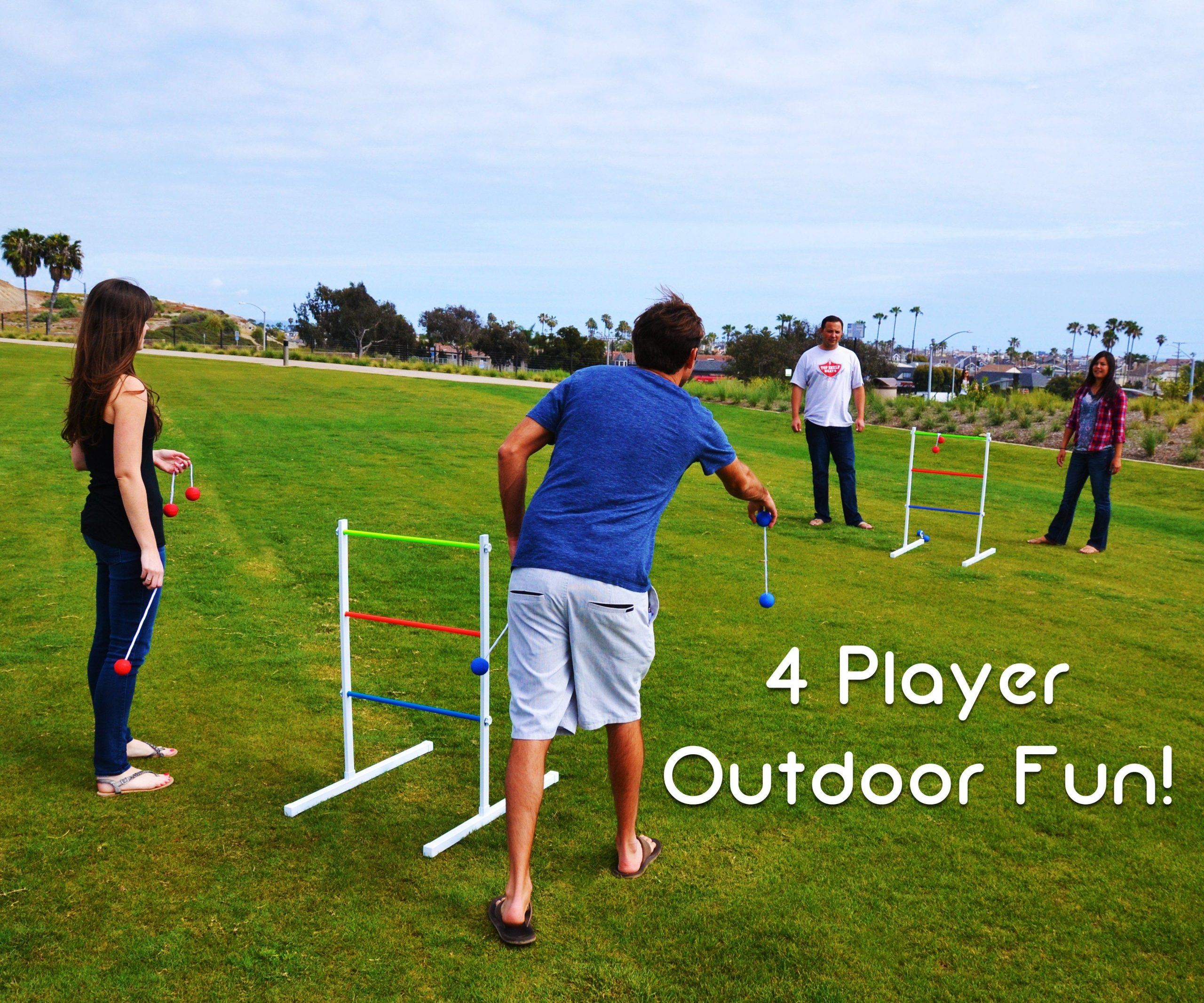 Metal Ladder Toss Game Set - Image 3