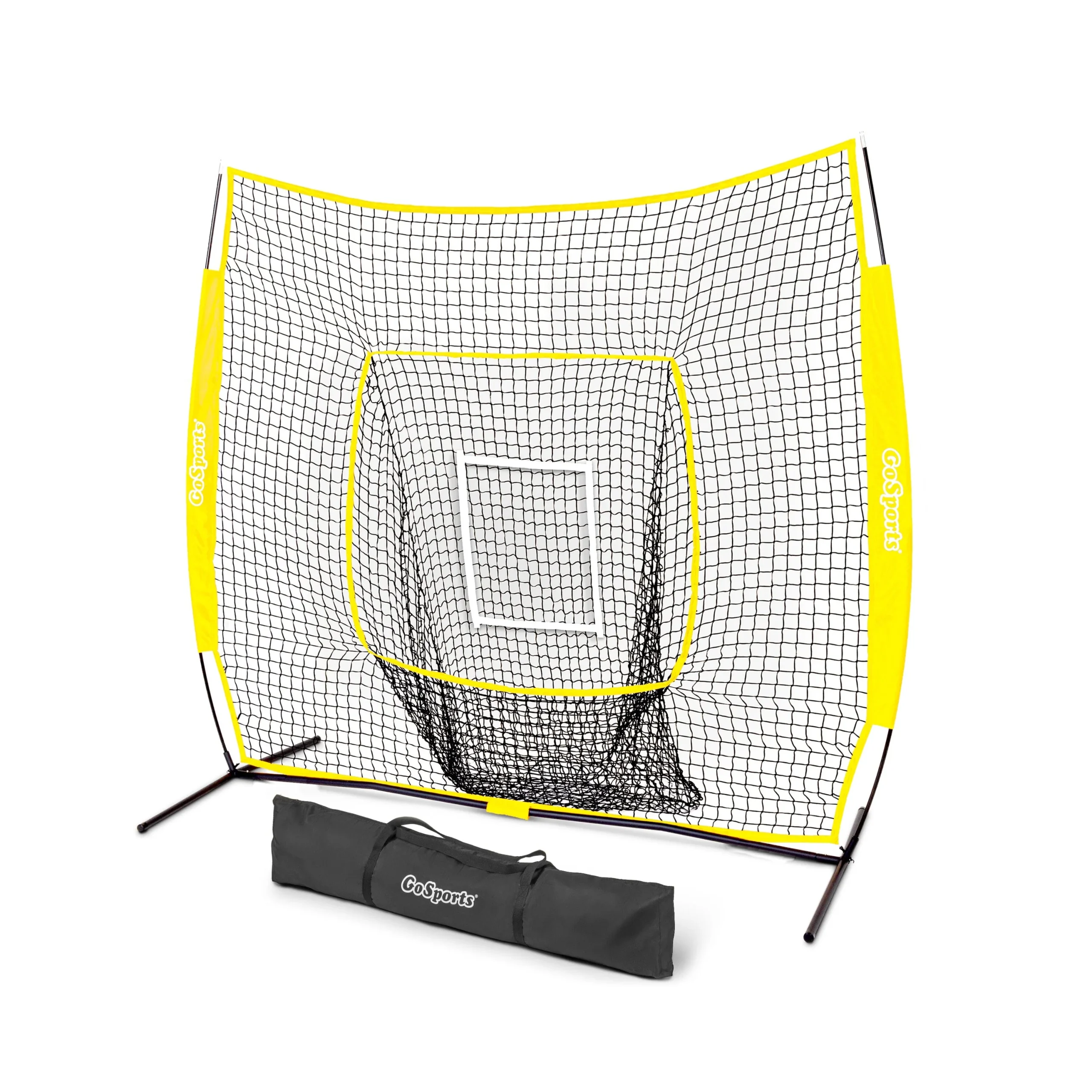 7' x 7' Team Tone Baseball Hitting Net | Yellow