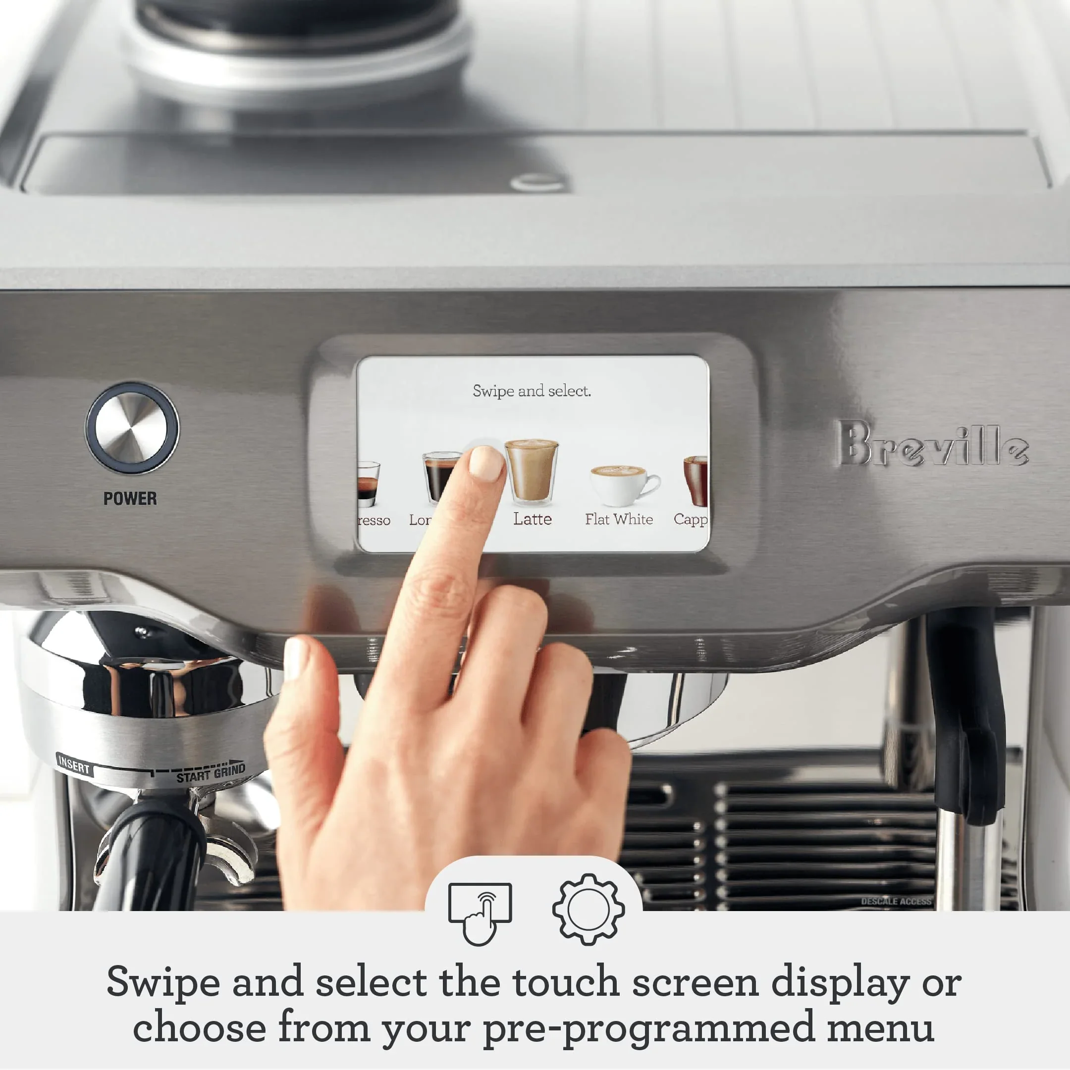 Breville Automatic Espresso Machine BES990BSSUSC - Image 4