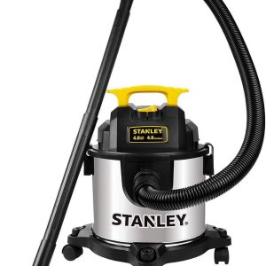 4 Gallon Wet Dry Vacuum, 4 Peak HP Stainless Steel 3 in 1 Shop Vacuum Blower with Powerful Suction, Vacuum for Job Site, Garage, Basement, Workshop