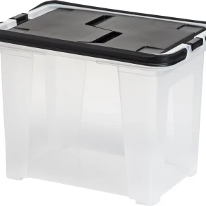 Letter Wing-Lid File Box | Black