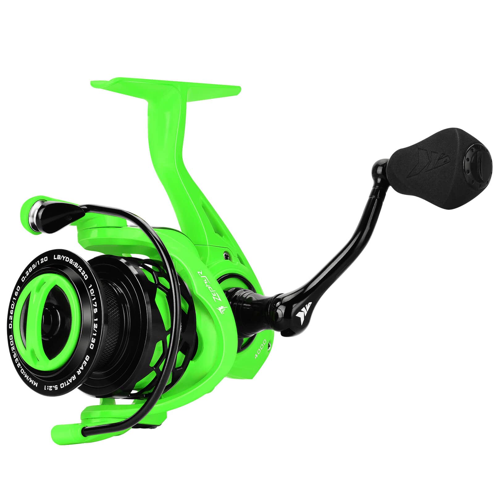 KastKing Zephyr Spinning Reel | Green / 1000 / 5.2:1 - Image 2