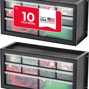 10-Drawer Parts Organizer (2 Pack)