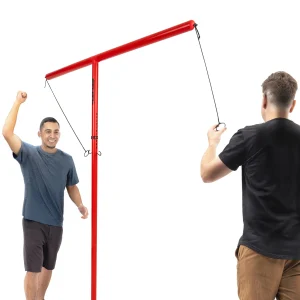 Tower 5 Giant Ring Swing Versus Game