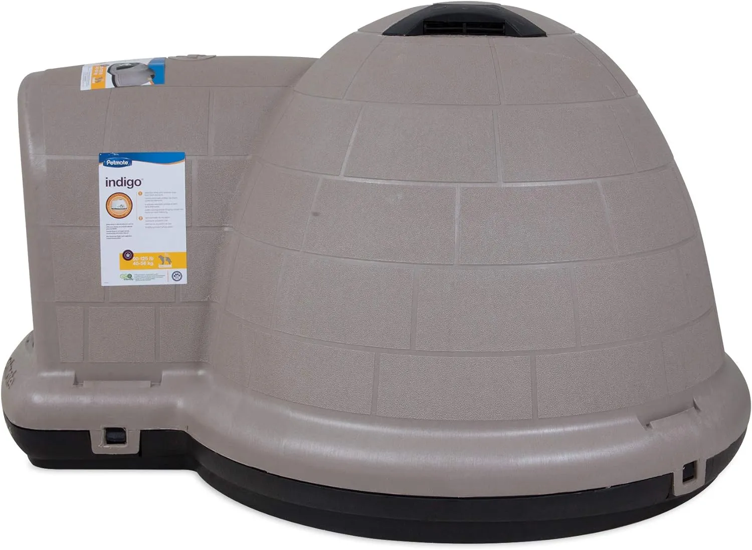 Petmate Indigo Dog House (Igloo Dog House. Made in USA with 90% Recycled Materials. All-Weather Protection Pet - Image 27