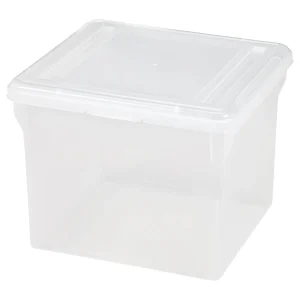 Letter Snap-Lid File Box | 6 Pack