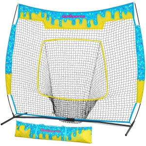 7' x 7' Drip Baseball Hitting Net | Ice Cream