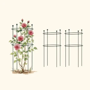 Flower Cage Round - 2 Pack | Medium