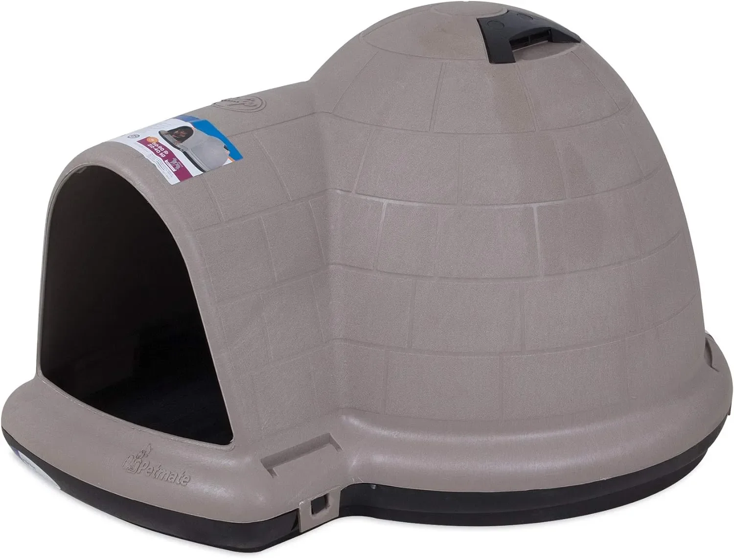 Petmate Indigo Dog House (Igloo Dog House. Made in USA with 90% Recycled Materials. All-Weather Protection Pet - Image 16