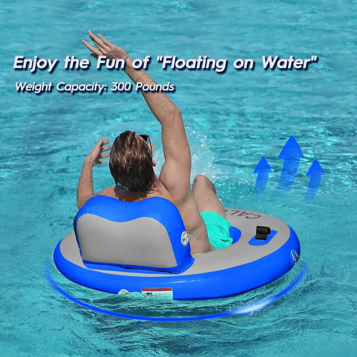 Round Floating Ring Hammock - Heavy Duty Inflatable Raft - Image 60