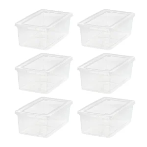 Clear Storage Box - 6 QT 6PC (Copy)