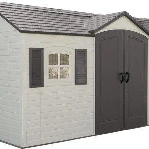 6446 Outdoor Storage Shed, 8 x 15 Foot, Desert Sand