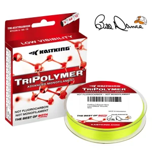 KastKing TriPolymer Advanced Monofilament Fishing Line | Sunrise Yellow / 300 Yds / 4 LB
