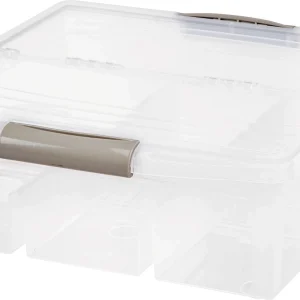 Modular Divided Media Storage Box - Large