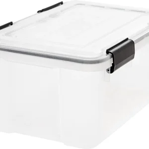Storage Container, WeatherPro - 19 QT - Gasket Box | Clear Swatch / 1 Pack