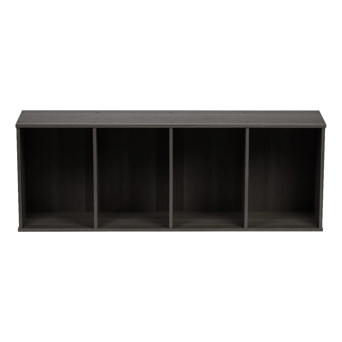 4-Tier Wood Storage Shelf, Gray - Image 3