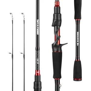 KastKing Brutus Twin-Tip Casting Rod | 6'6" / Fast-Medium Heavy-2+ Extra Tip