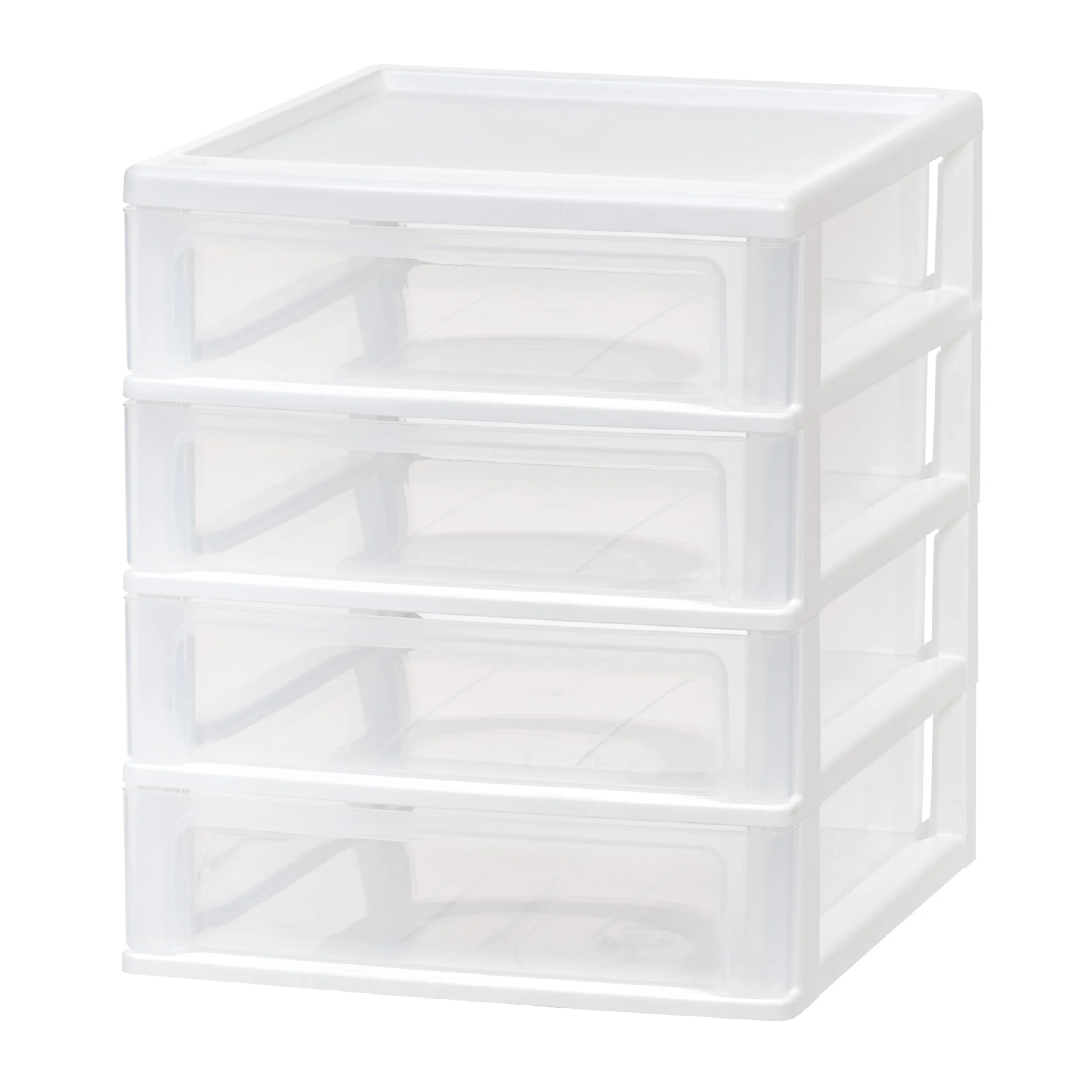 4-Drawer Desktop-Organizer Plastic-Drawer Office-Supplies File-Holder - Image 3
