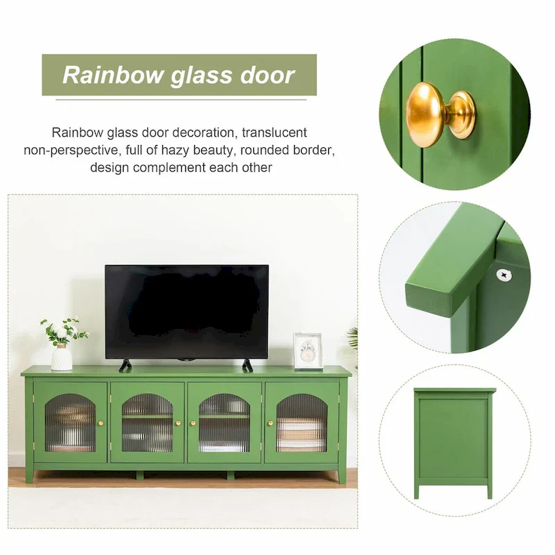 71-Inch Modern TV Cabinet Entertainment Center - Image 30