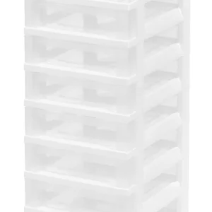 Storage Cart with Organizer Top - 10 Drawer