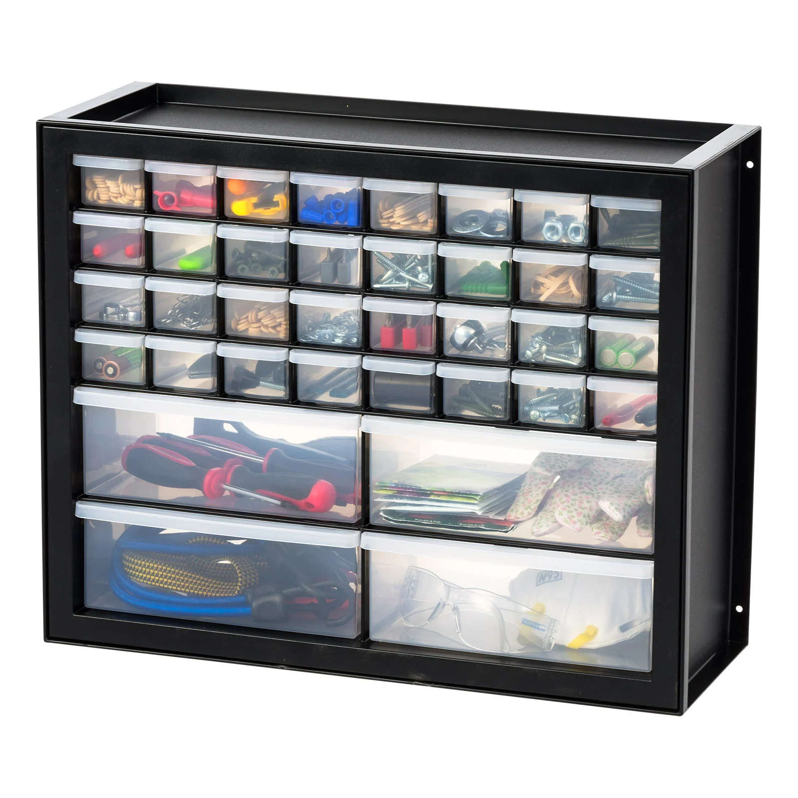 Drawer Parts Cabinet - 36 Drawer | Black