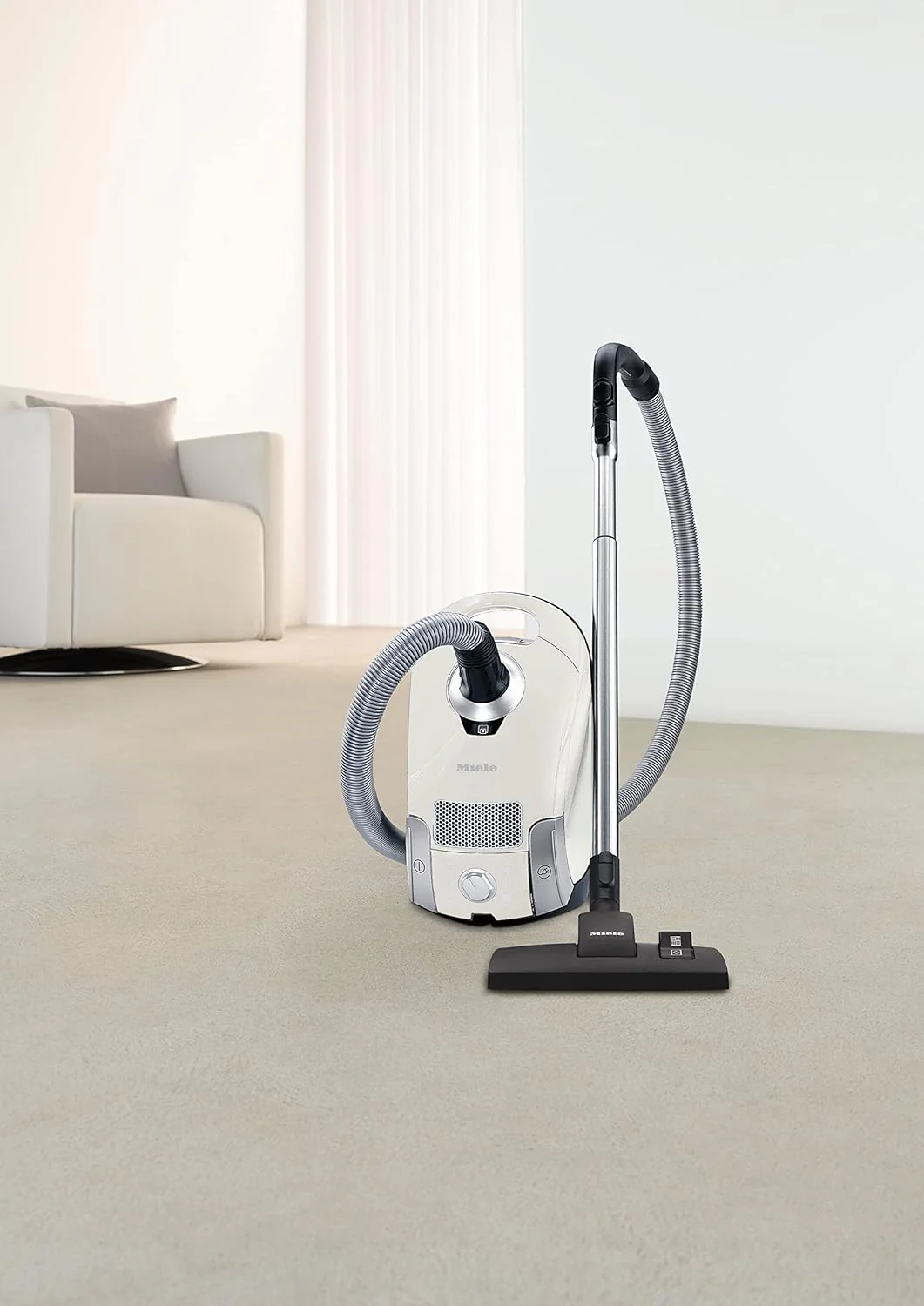 Pure Suction Powerline Canister Vacuum Cleaner, Lotus White - Image 11
