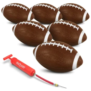 9" Soft Footballs, 6-pk