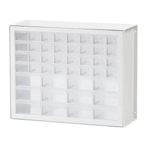 Drawer Parts Cabinet - 44 Drawer | White