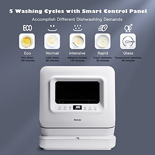 Portable Countertop Dishwasher with 7.5L Water Tank - Image 3