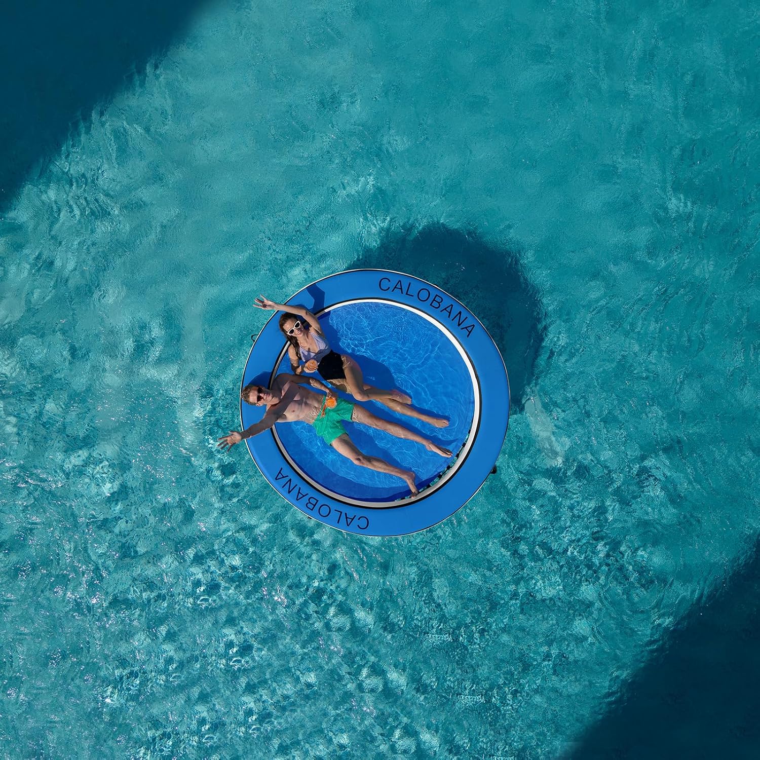 Round Floating Ring Hammock - Heavy Duty Inflatable Raft - Image 51