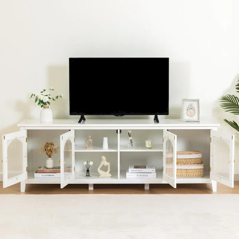 71-Inch Modern TV Cabinet Entertainment Center - Image 8
