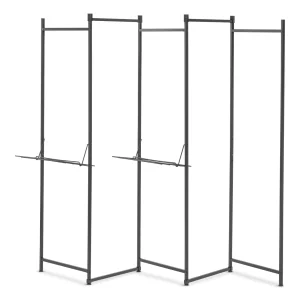 5 Panels Collapsible Clothing Rack