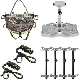 Tree Saddle Hunting Kit, Platform, Saddle, Climbing Gear