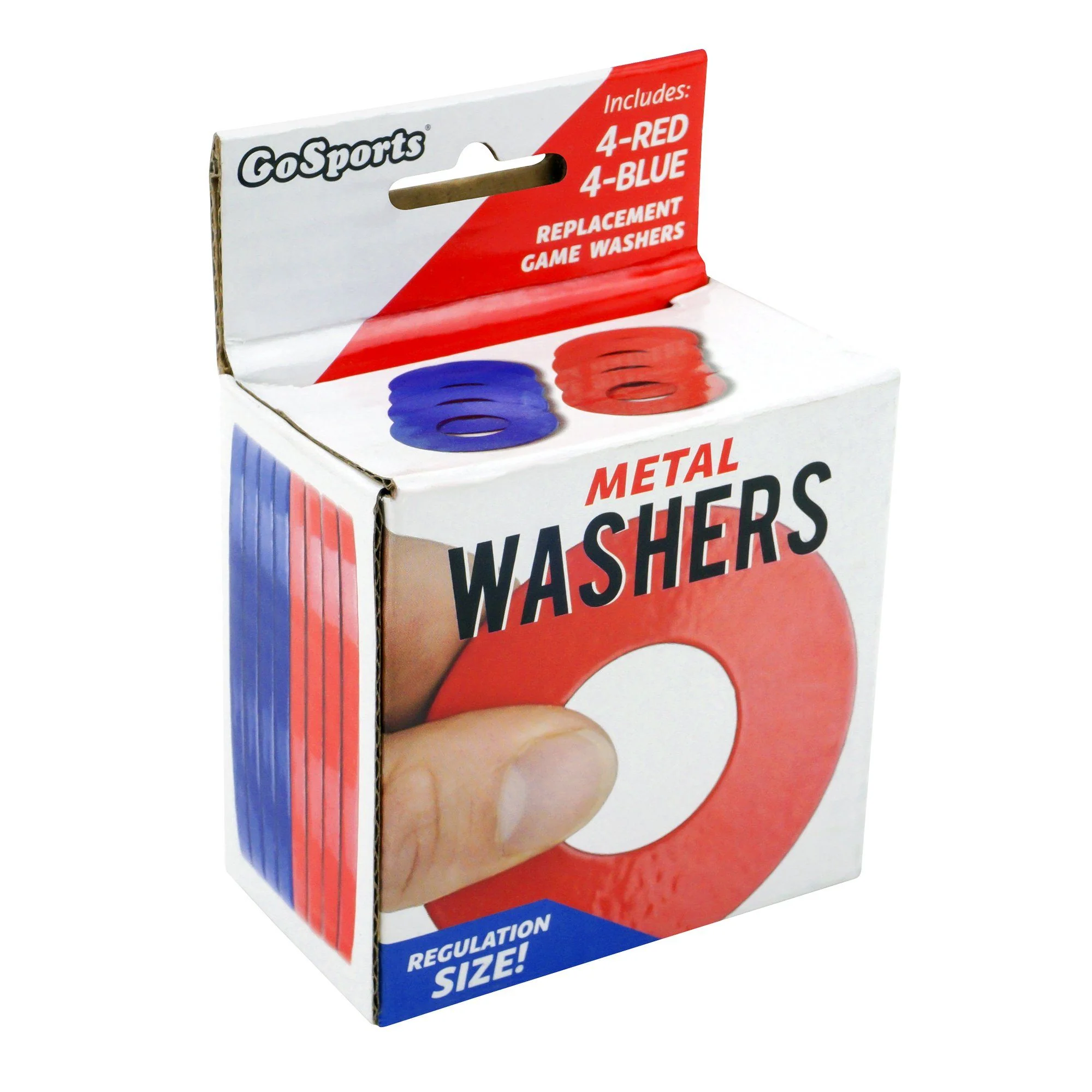 Washer Toss Replacement Set, 8-pk | Powder Coated Steel - Image 3