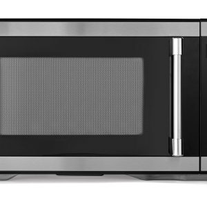 Hamilton Beach 1.1 cu ft Countertop Microwave Oven, Black and Stainless Steel
