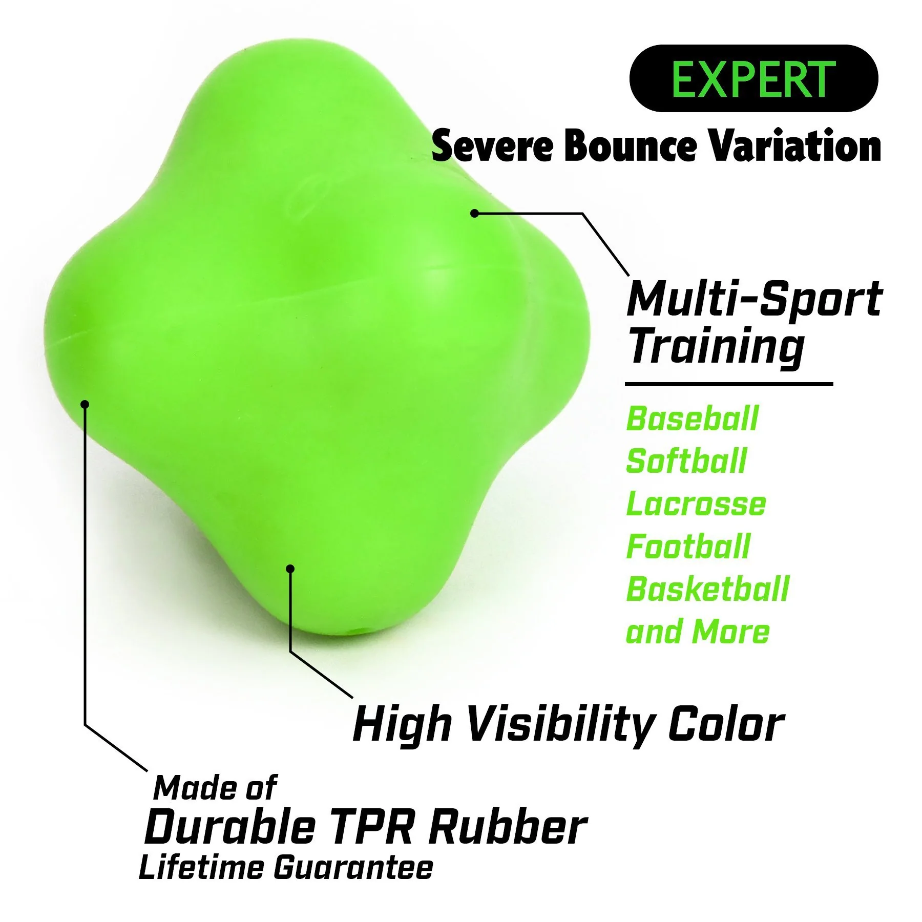 Multi-Sport Reaction Ball Set - Image 2