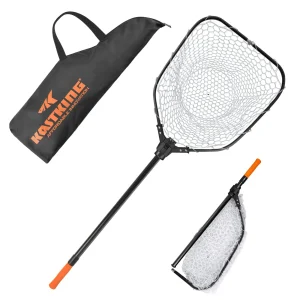 KastKing Brutus Foldable Extendable Fishing Net | Silicone Net / 19'' | 18'' | 17'' (Extendable)