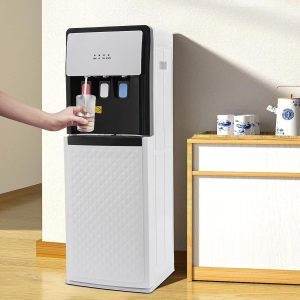 White Water Dispenser Bottom Loading Water Cooler for 5 Gallon Bottles for Offices, Nurseries, Homes, Gyms, Kitchen