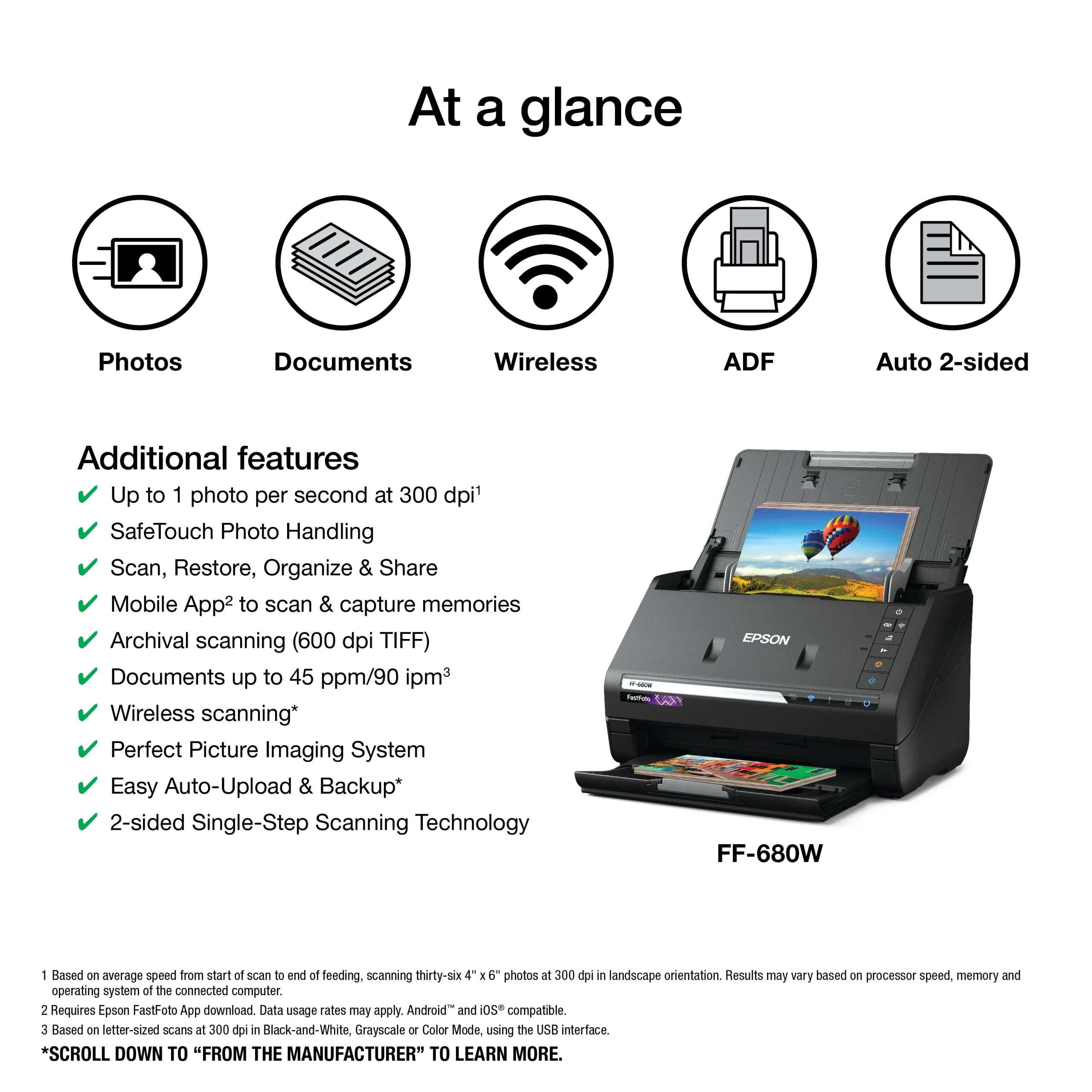 2025 FastFoto FF-680W Wireless High-speed Photo Scanning System – Black - Image 5