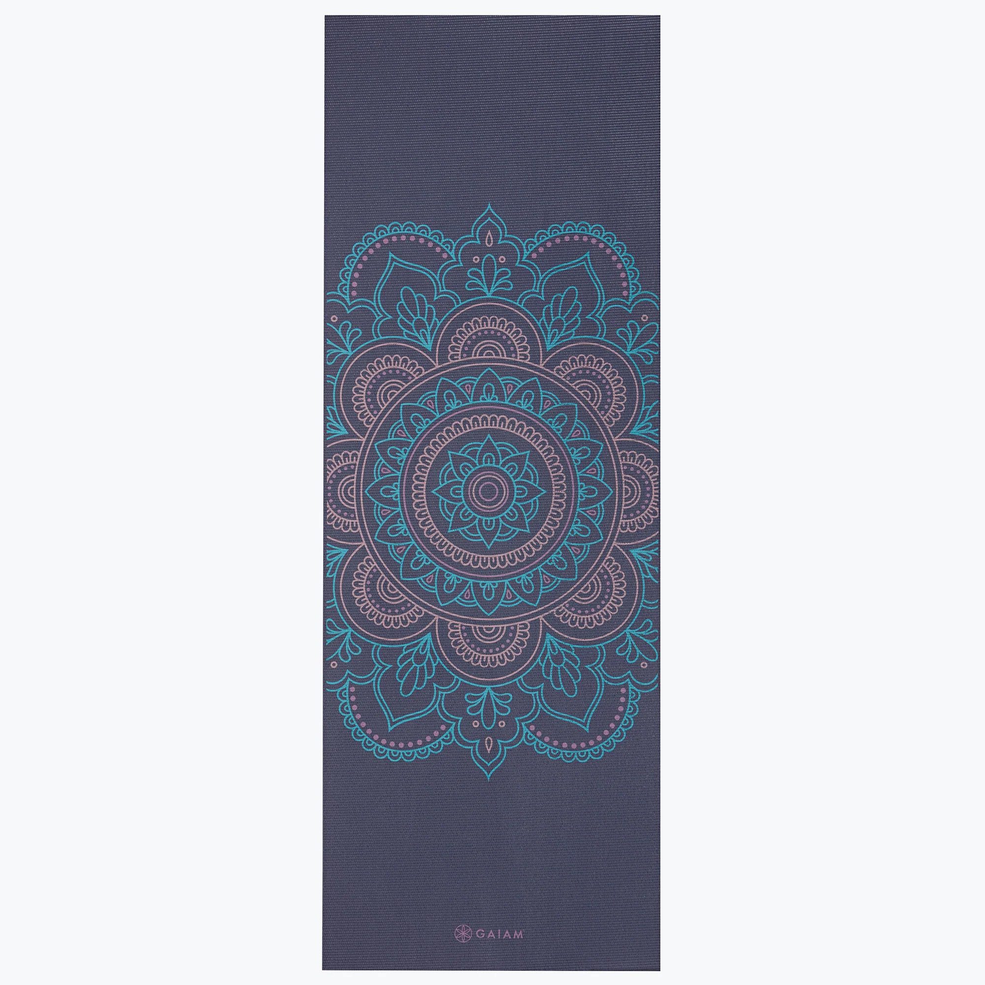 Premium Reversible Purple Illusion Yoga Mat (6mm) - Image 2