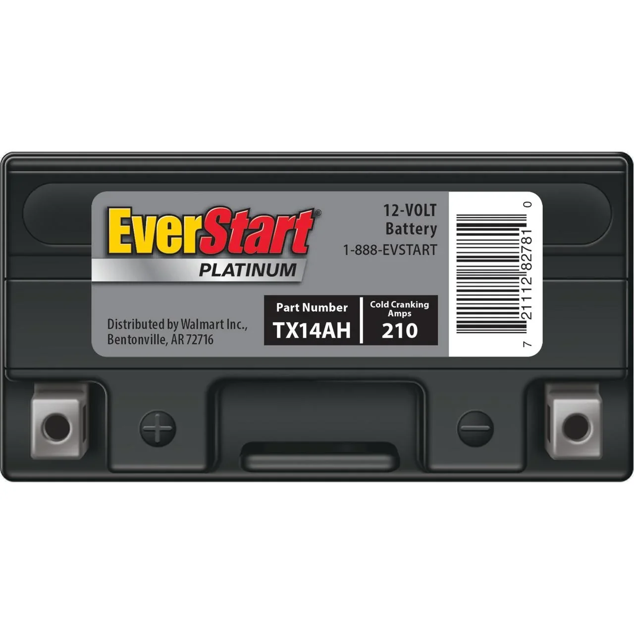 EverStart Platinum AGM PowerSport Battery, Group Size TX14AH 12 Volt, 220 CCA - Image 3