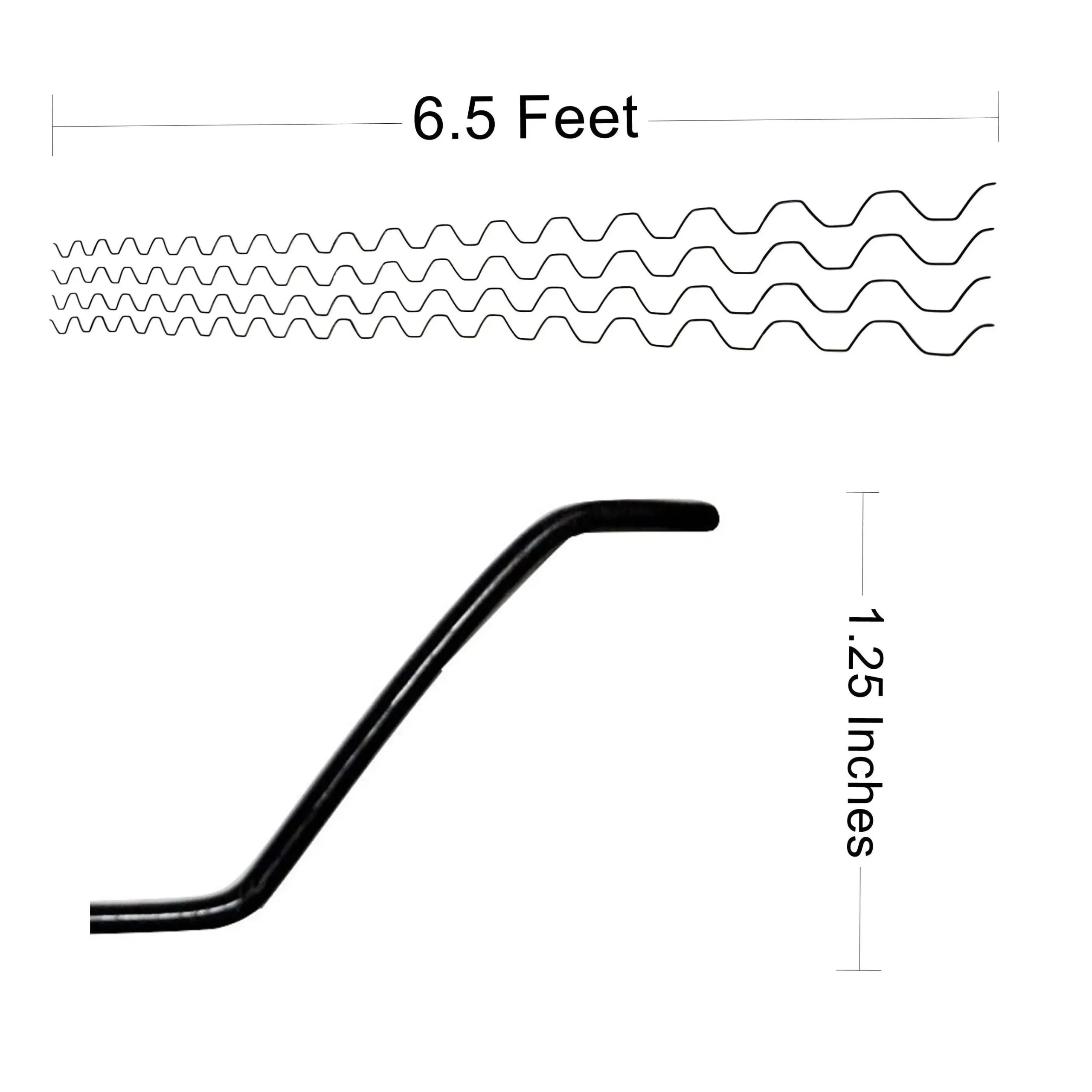 Greenhouse PVC Coated Spring Wire Lock | 10 Pack - Image 3
