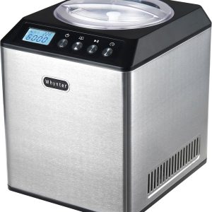 Whynter 2.1 Qt Ice Cream Maker, Built-In Compressor, Stainless Steel