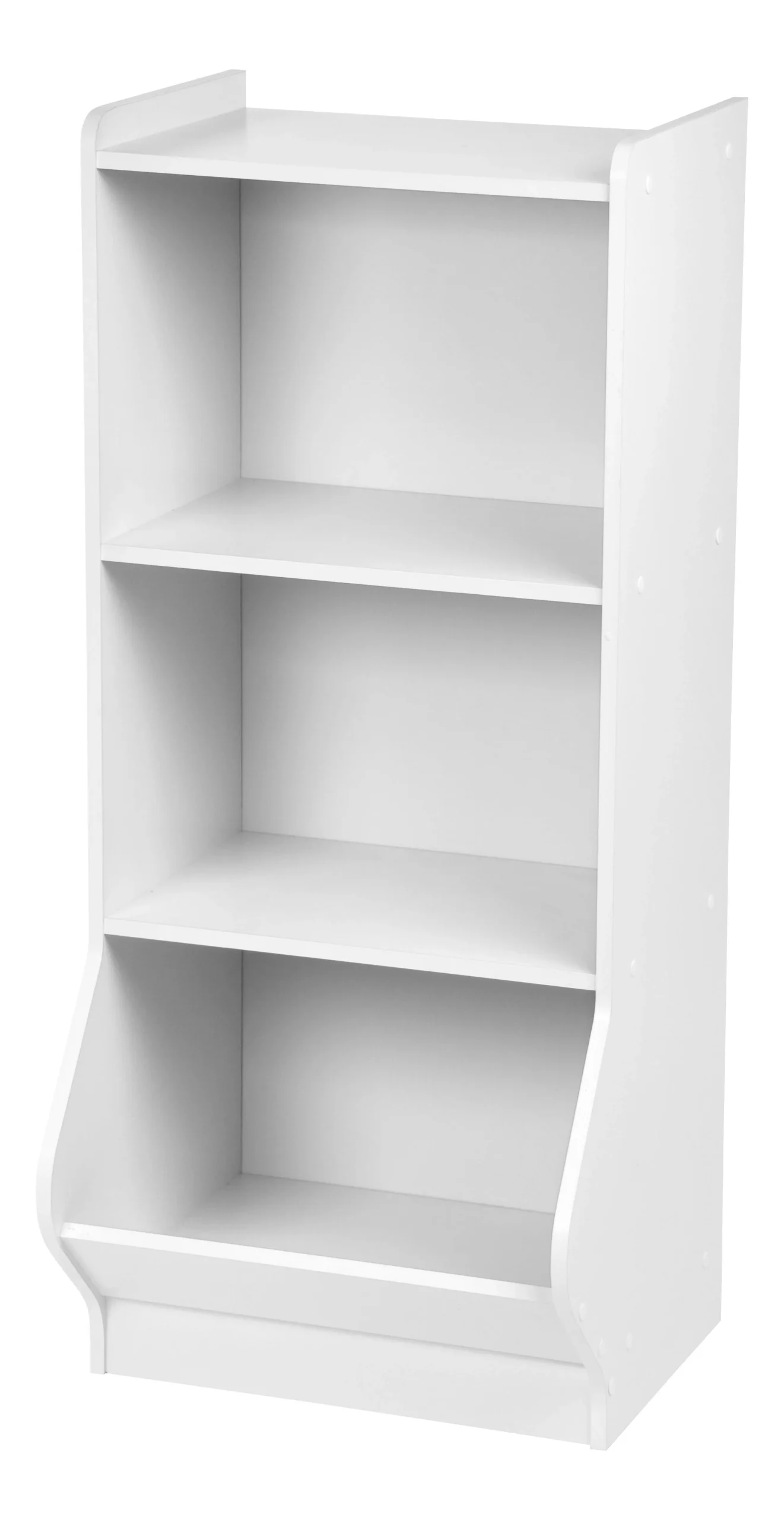 Storage and Organizer Shelf with Footboard - 3 Tier | Pink - Image 2